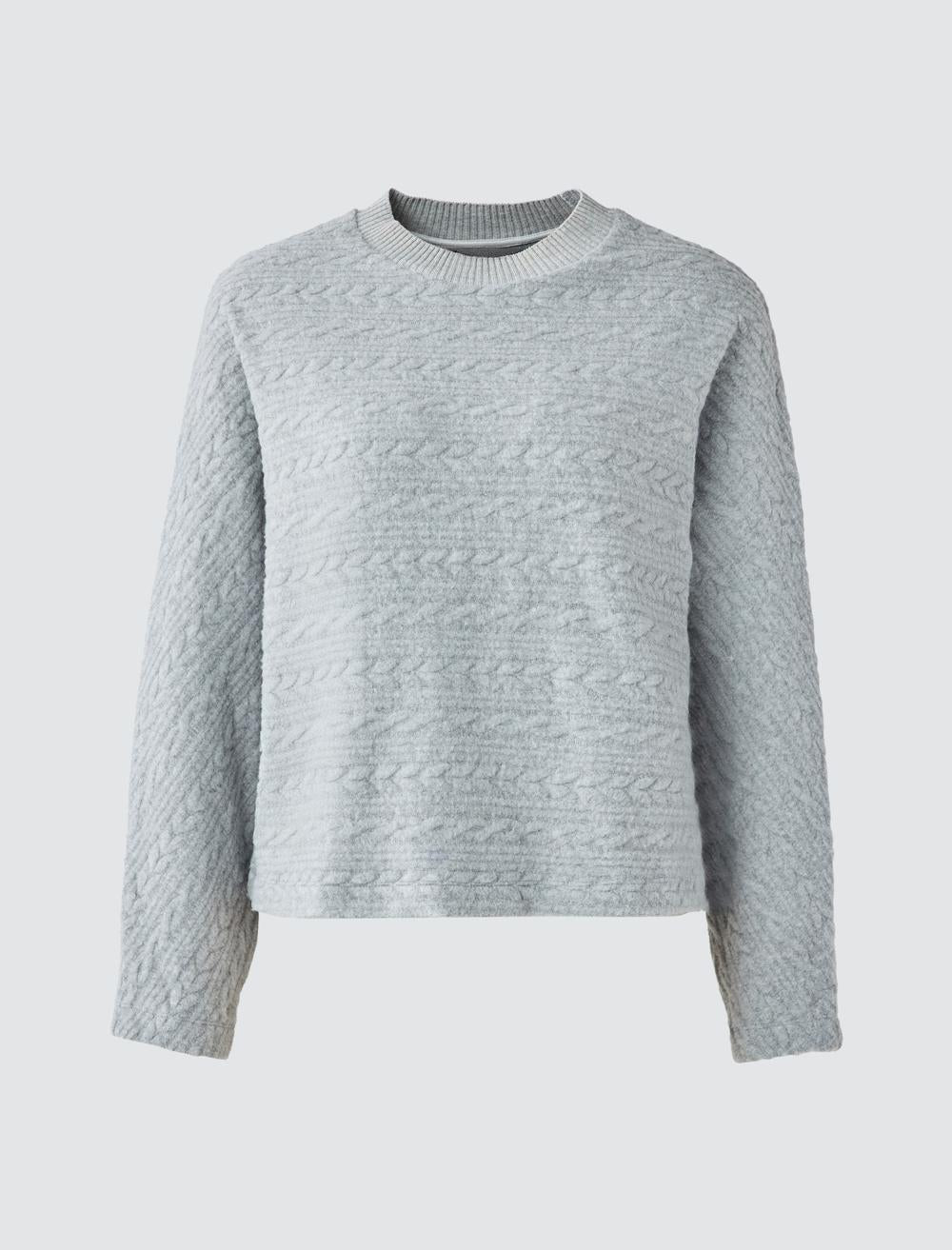 Crew Neck Long-Sleeve Sweatshirt - 5WW232932