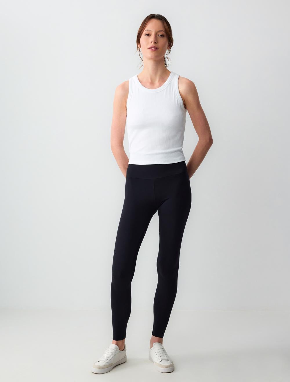 Slim Fit Leggings - Black