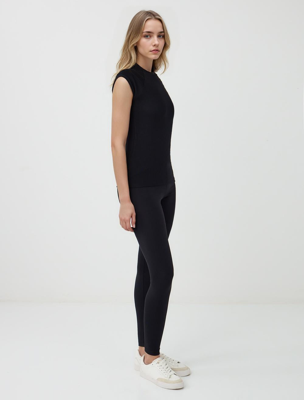 Slim Fit Leggings - Black - 5SW255374900