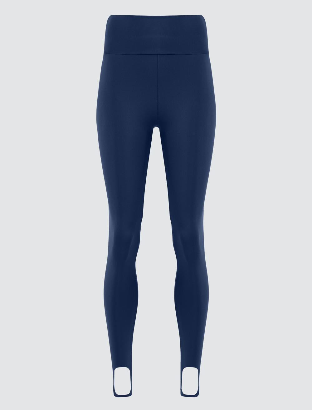 Slim Fit Leggings - Dark Blue - 5WW255589494