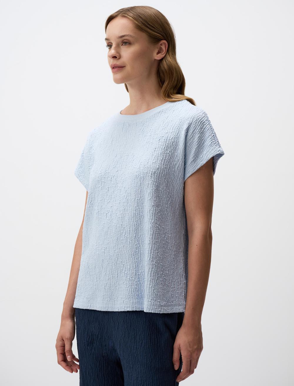 Loose Fit Crew Neck Short-Sleeve T-shirt - 4WW02440991