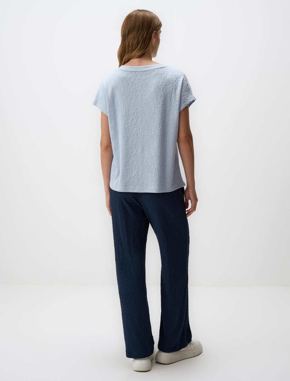 Loose Fit Crew Neck Short-Sleeve T-shirt - 4WW02440991