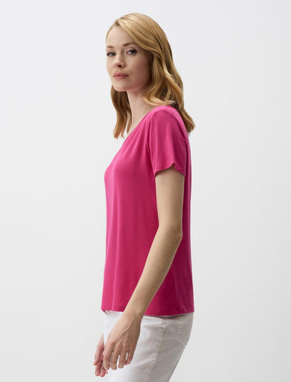 V-Neck Short Sleeve Basic T-Shirt