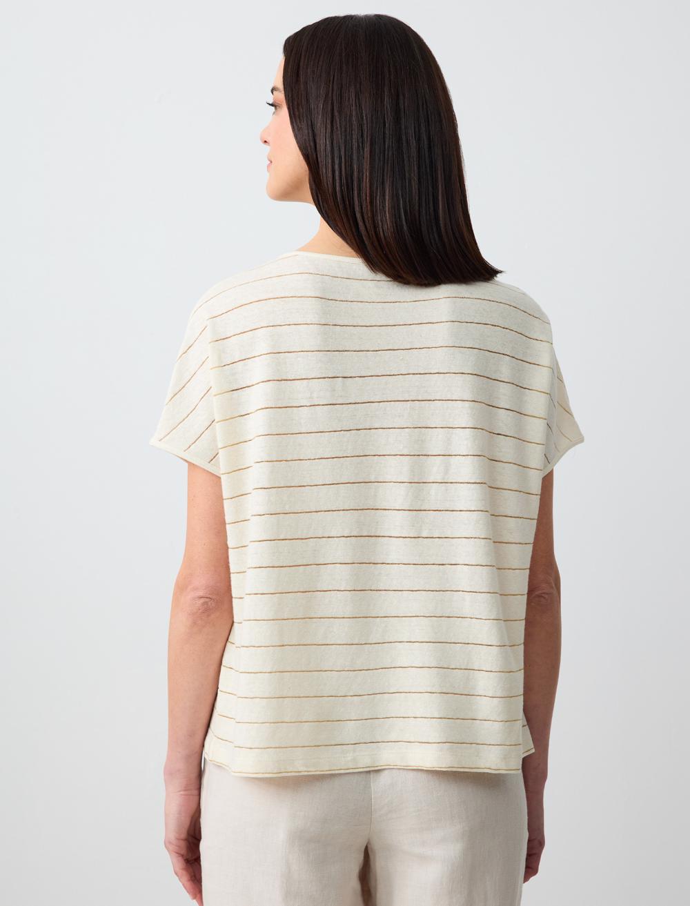 Loose Fit Crew Neck Short-Sleeve T-shirt - 5SW273246