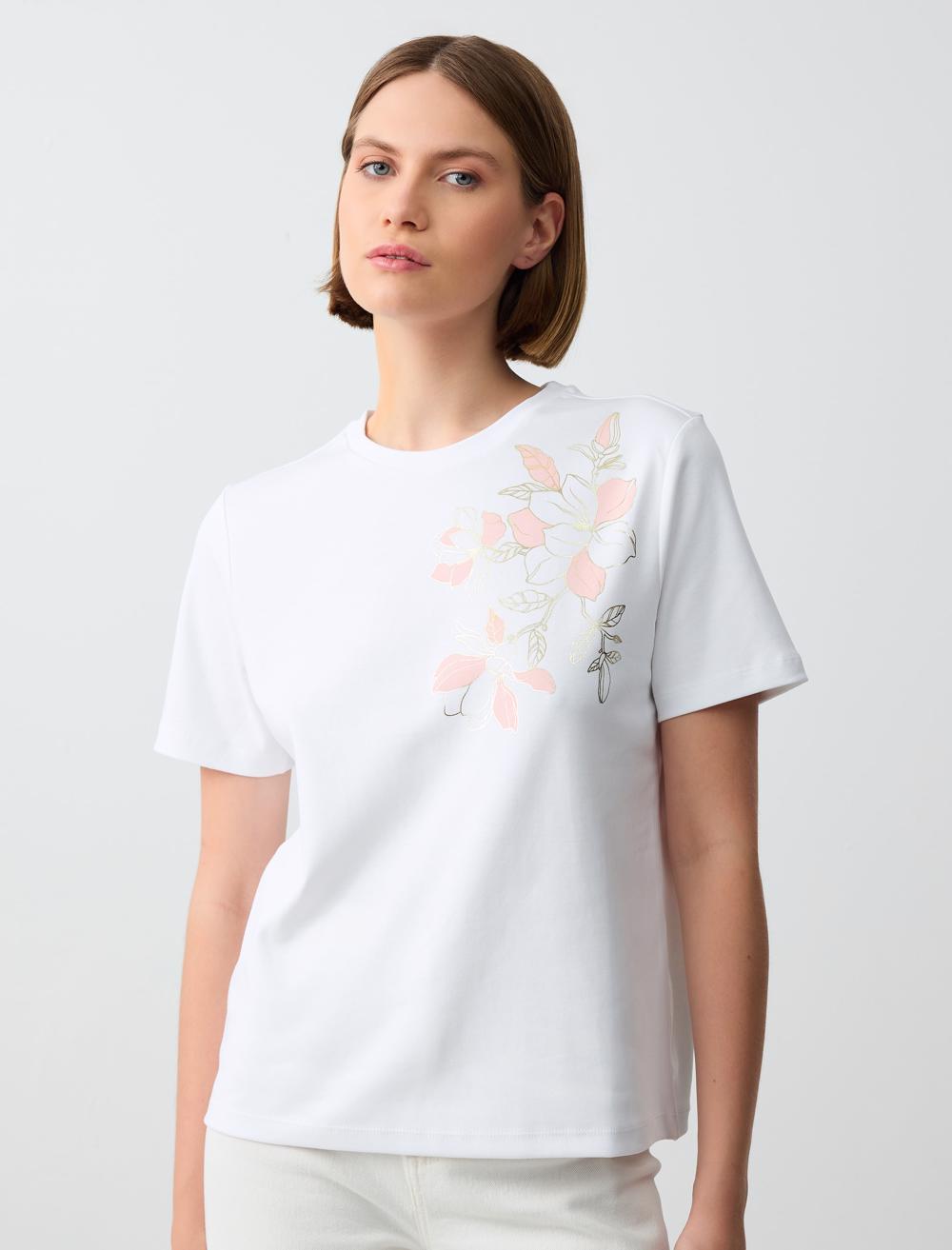 Crew Neck Short-Sleeve T-shirt - 5SW273971