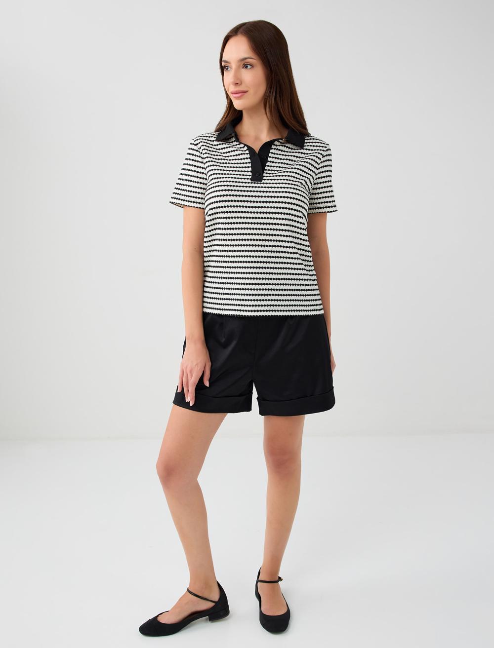 Polo Shirt Short-Sleeve T-shirt - Black - 5SW275433900