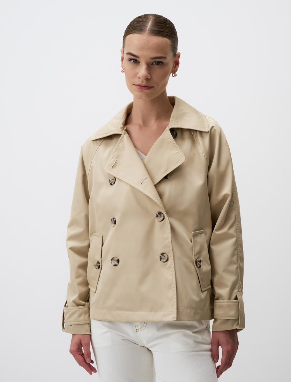Cache-Coeur Long-Sleeve Trenchcoat - 24WU150002