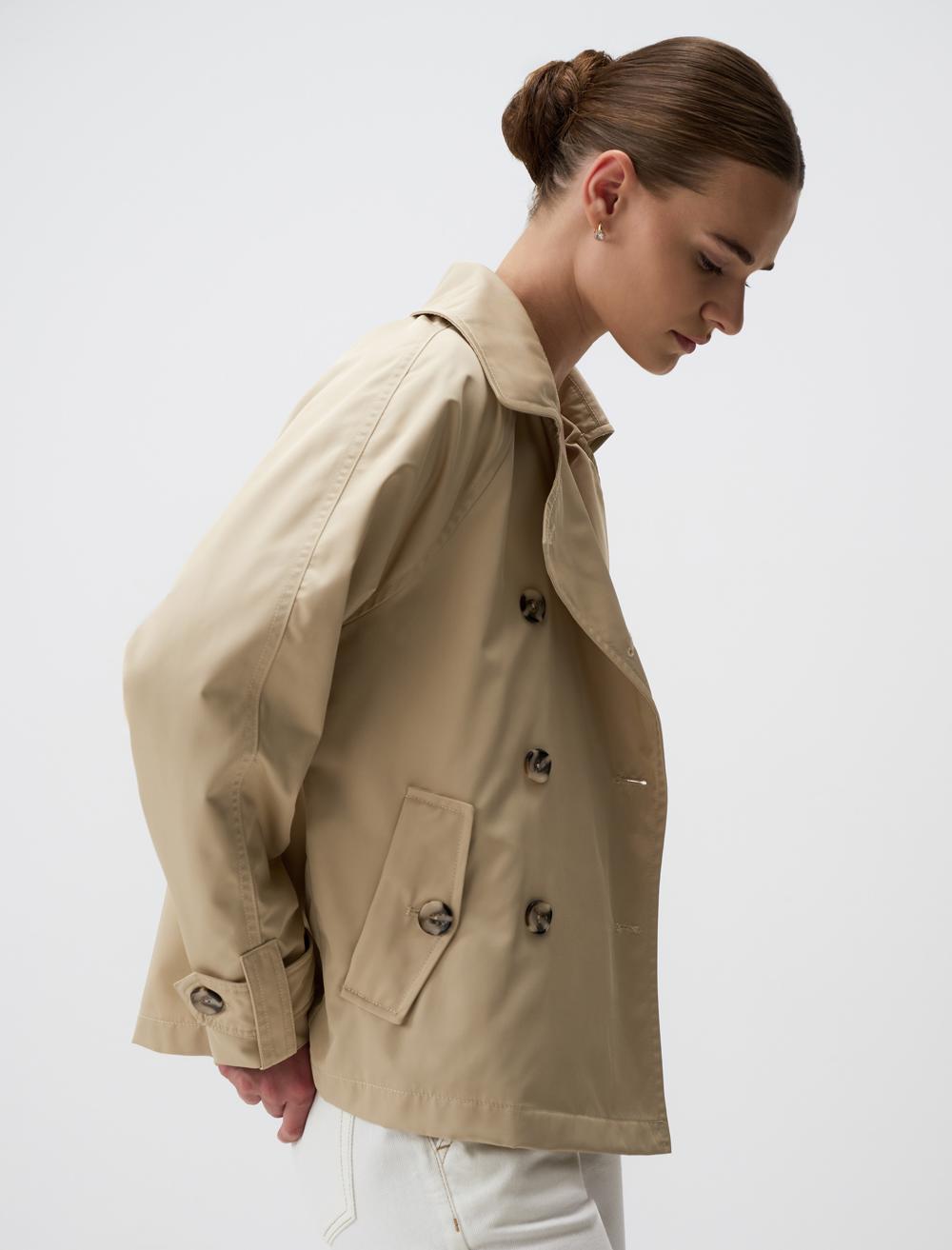 Cache-Coeur Long-Sleeve Trenchcoat - 24WU150002