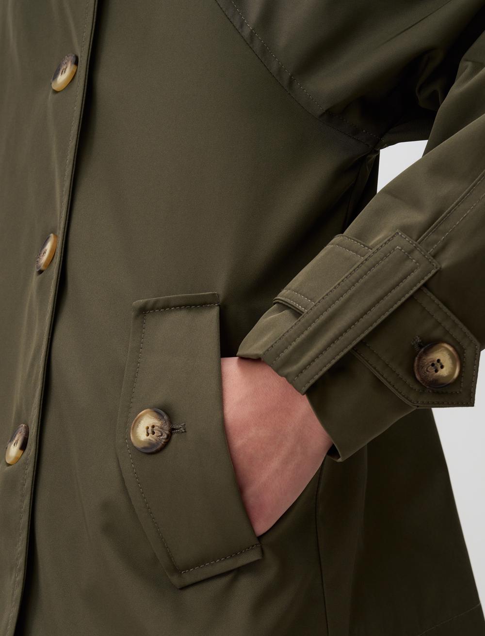 Cache-Coeur Long-Sleeve Trenchcoat - 24WU150002