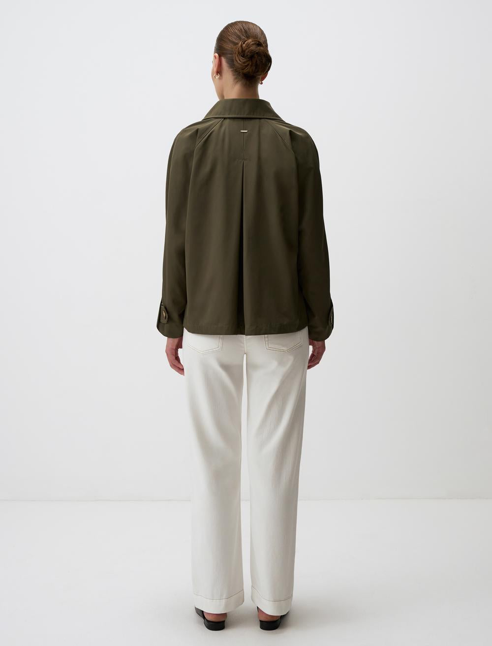 Cache-Coeur Long-Sleeve Trenchcoat - 24WU150002