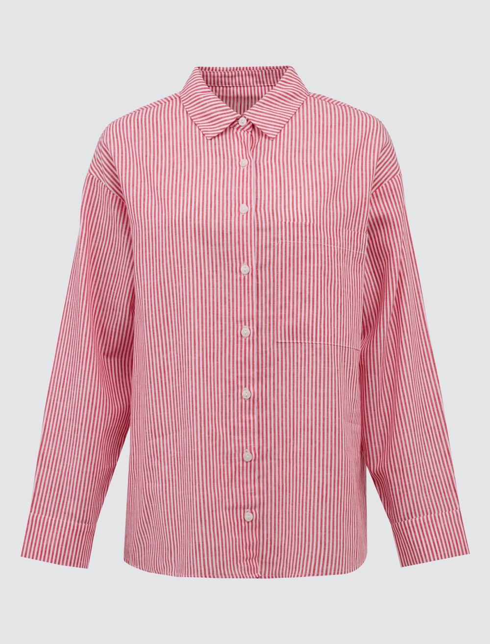 Shirt Collar Long-Sleeve Shirt - 24SG055891V2