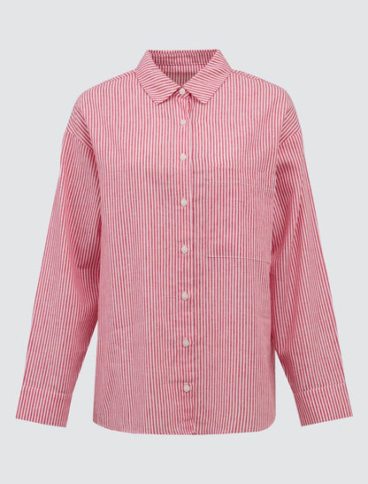Shirt Collar Long-Sleeve Shirt - 24SG055891V2