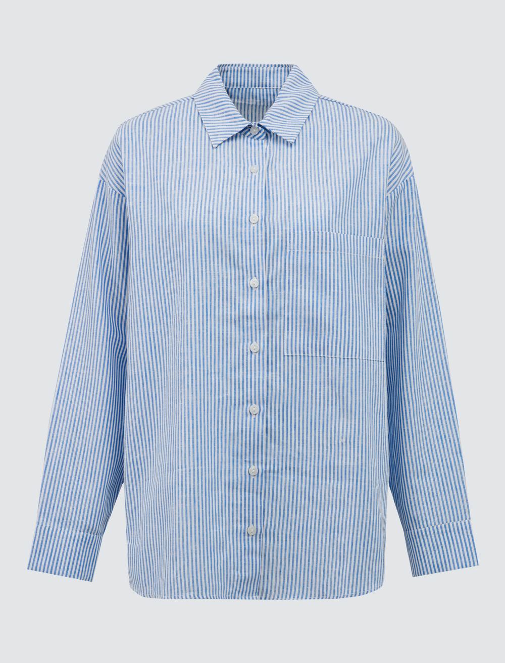 Shirt Collar Long-Sleeve Shirt - 24SG055891V2