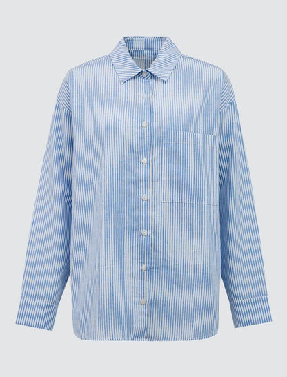 Shirt Collar Long-Sleeve Shirt - 24SG055891V2