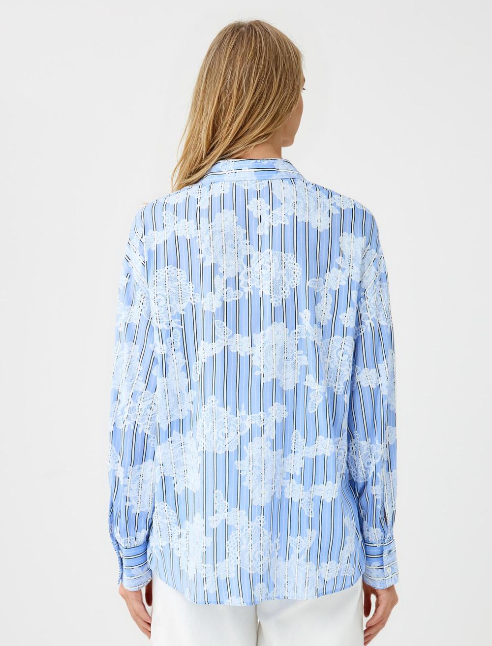 Shirt Collar Long-Sleeve Shirt - 5WW084934