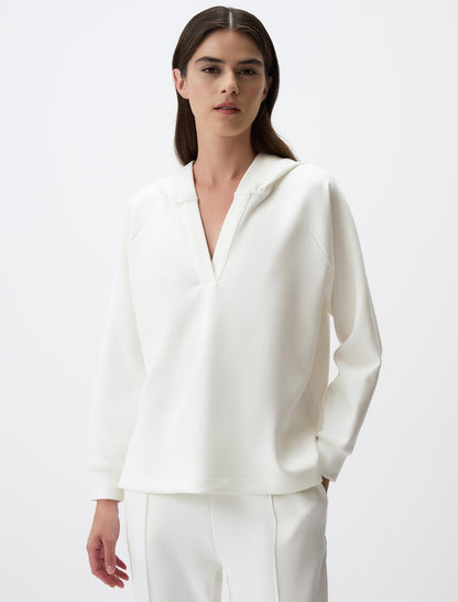 Long Sleeved Hooded Cozy Sweatshirt