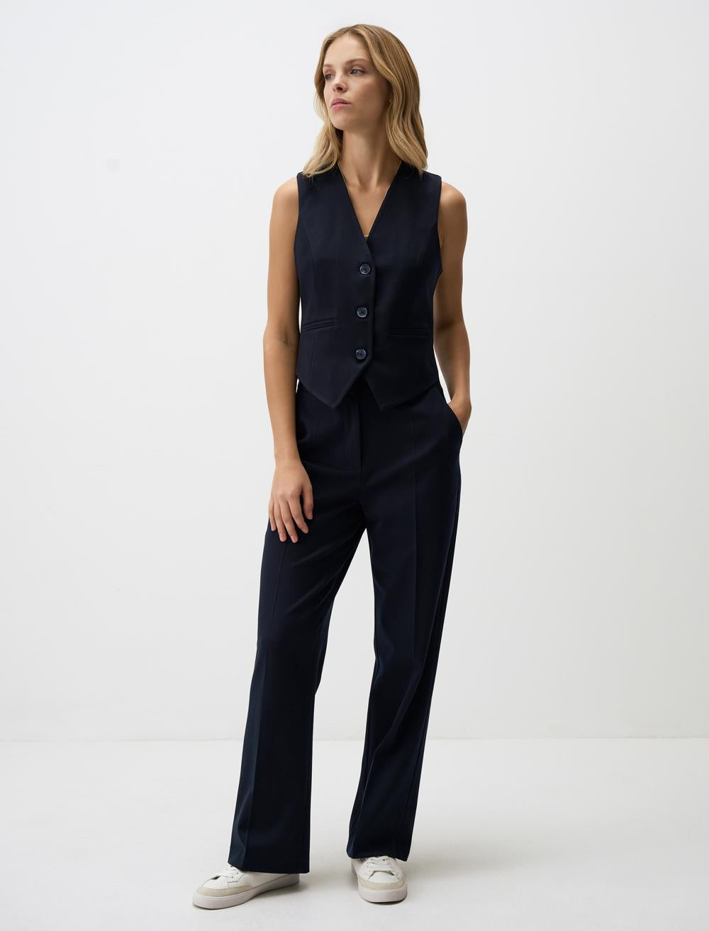 Waistcoat - Dark Blue - 4WW472291494