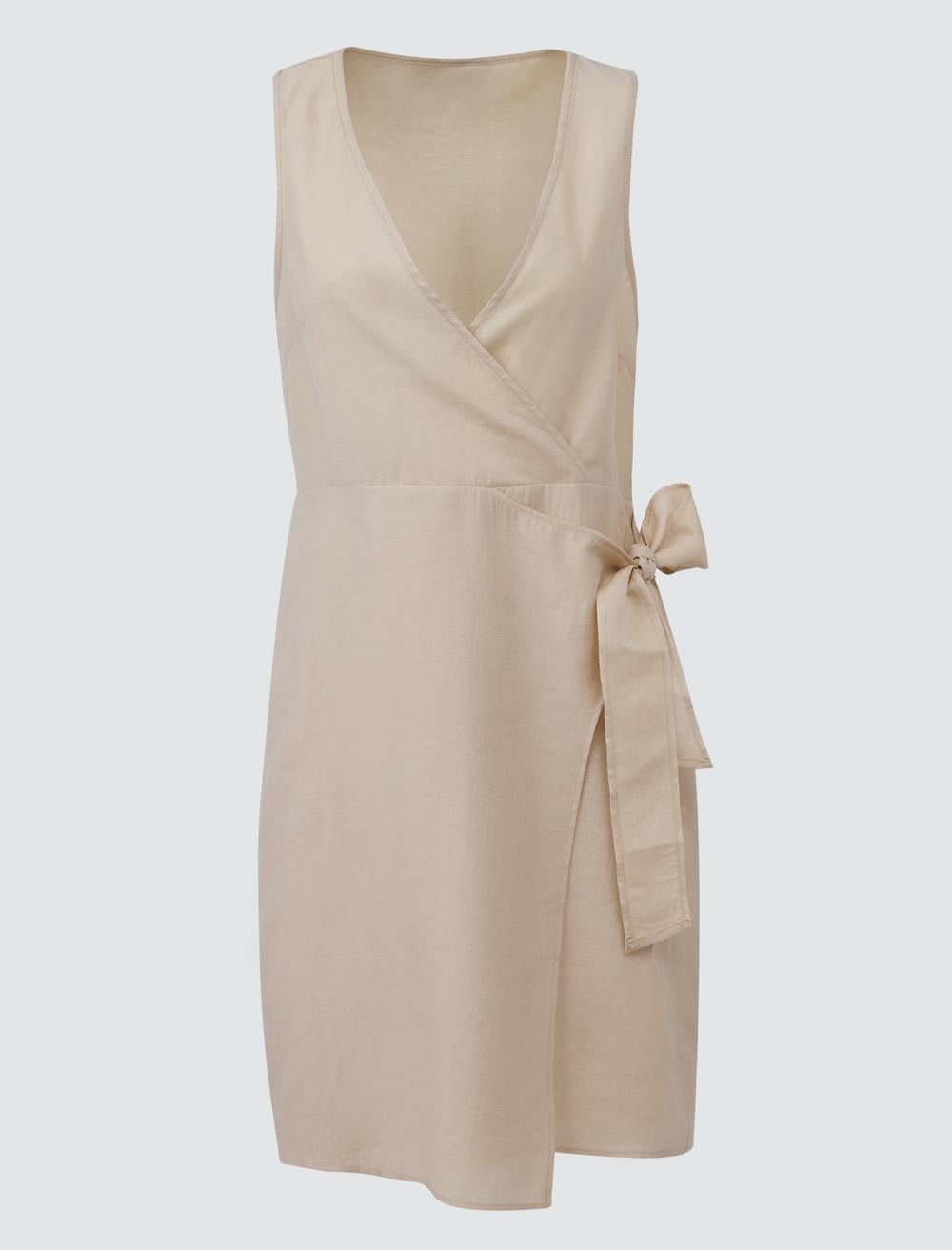V-Neck Sleeveless-Sleeve Dress - 5SW064409