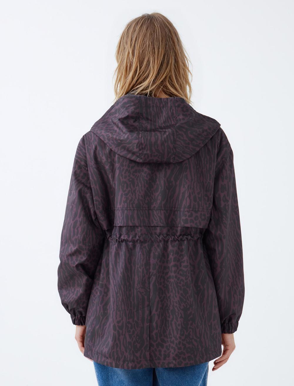 Regular Fit Hood Long-Sleeve Waterproof jacket - 5WW293698