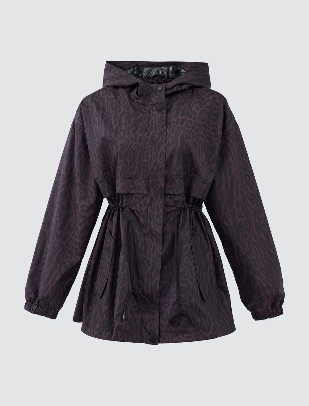 Regular Fit Hood Long-Sleeve Waterproof jacket - 5WW293698