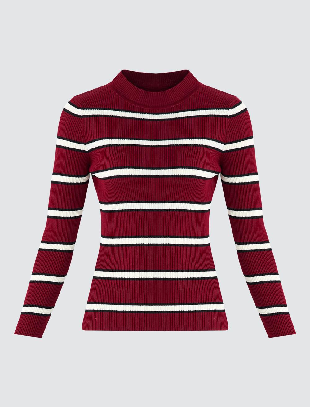 Slim Fit Long-Sleeve Pullover - 5WW135624