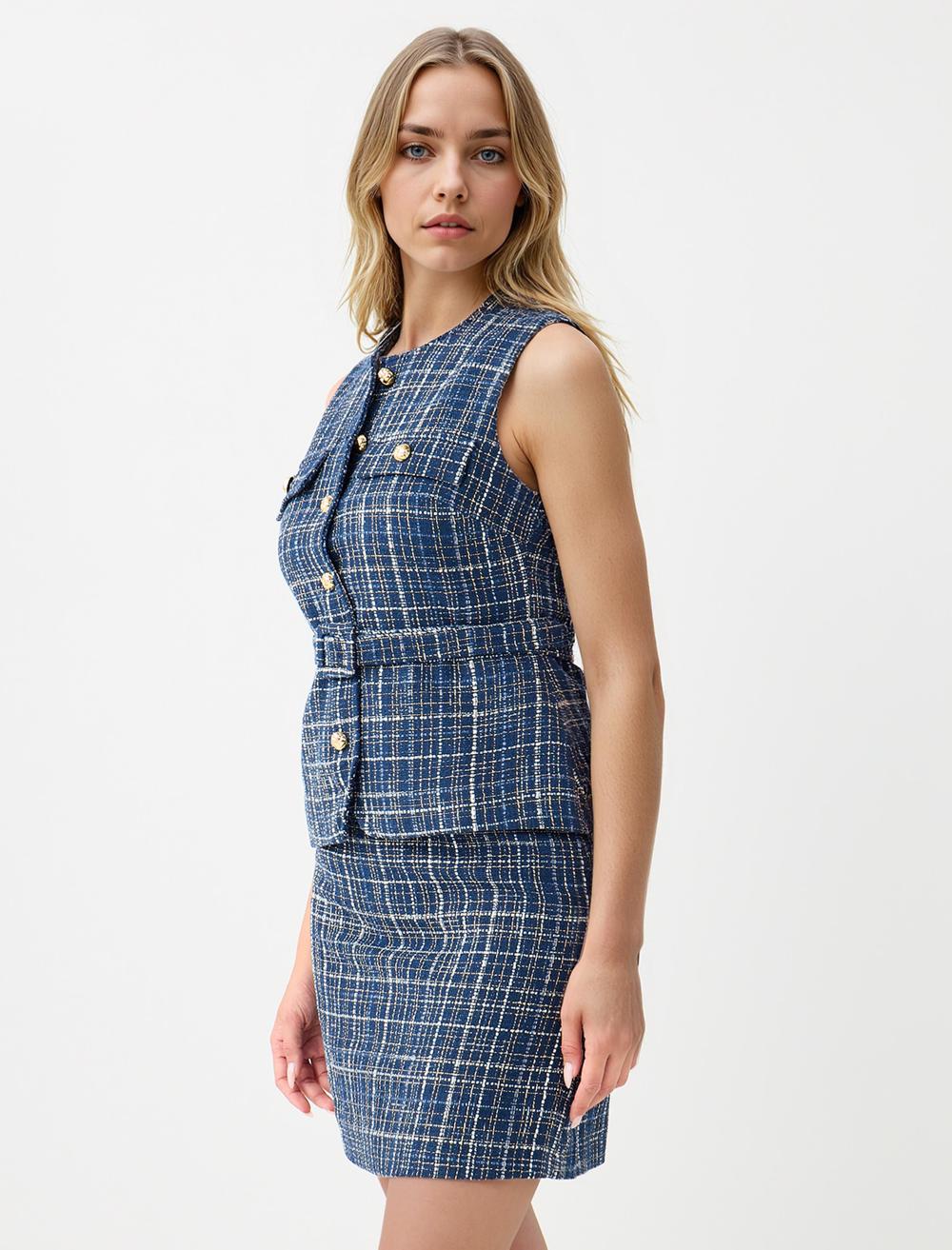 Waistcoat - Dark Blue - 5WW305286494