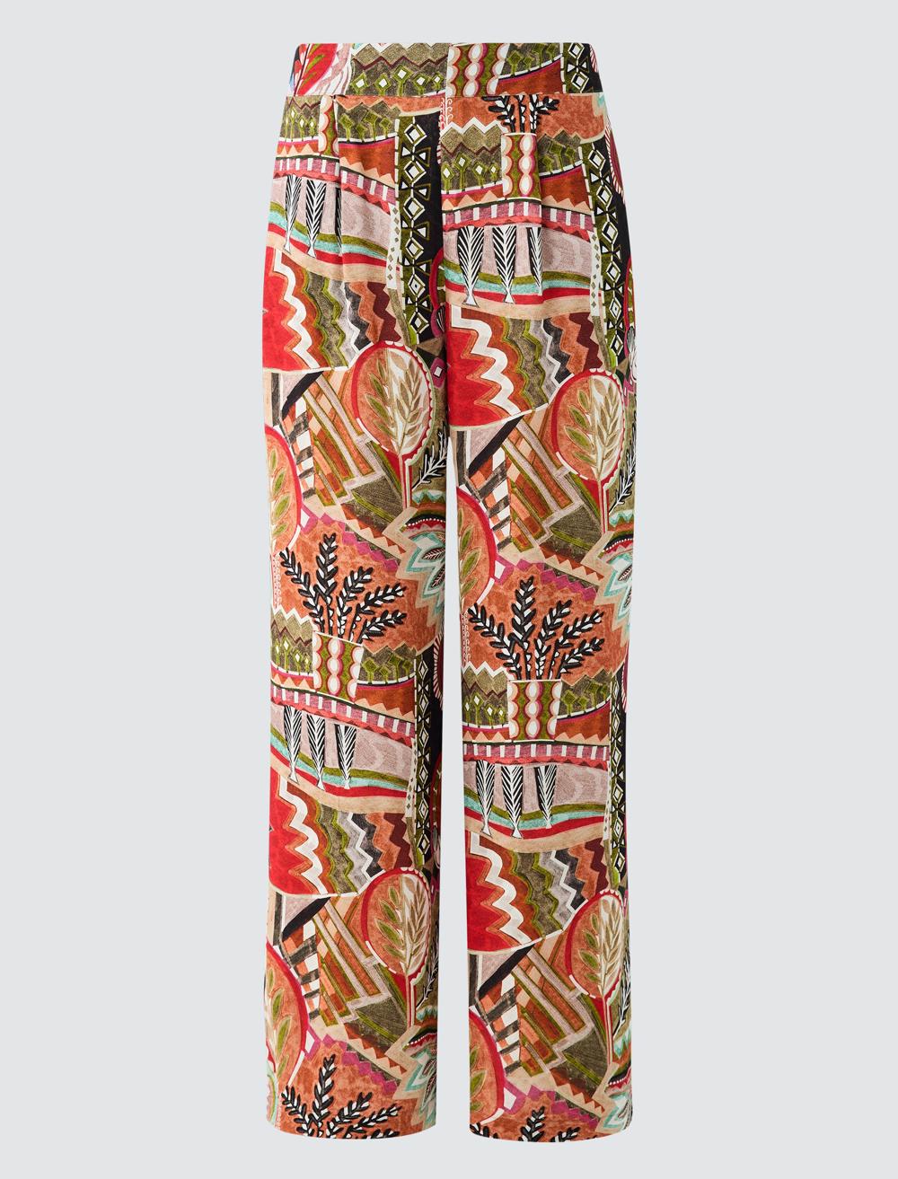 Loose Fit Trousers - Green - 5SW184045300