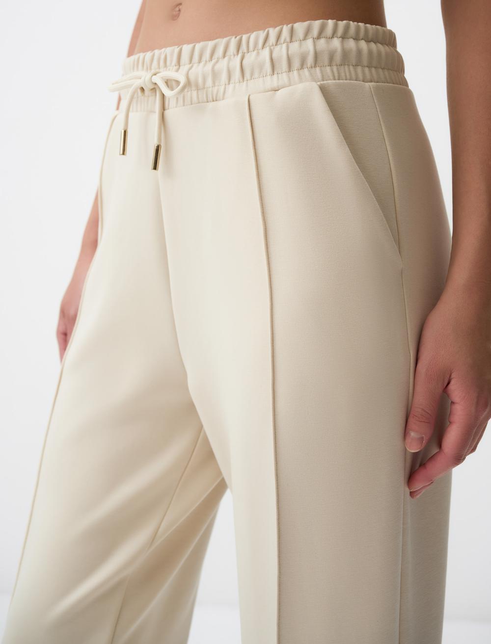 High Waist Slim Leg Jogger Pants - 4WW02210873