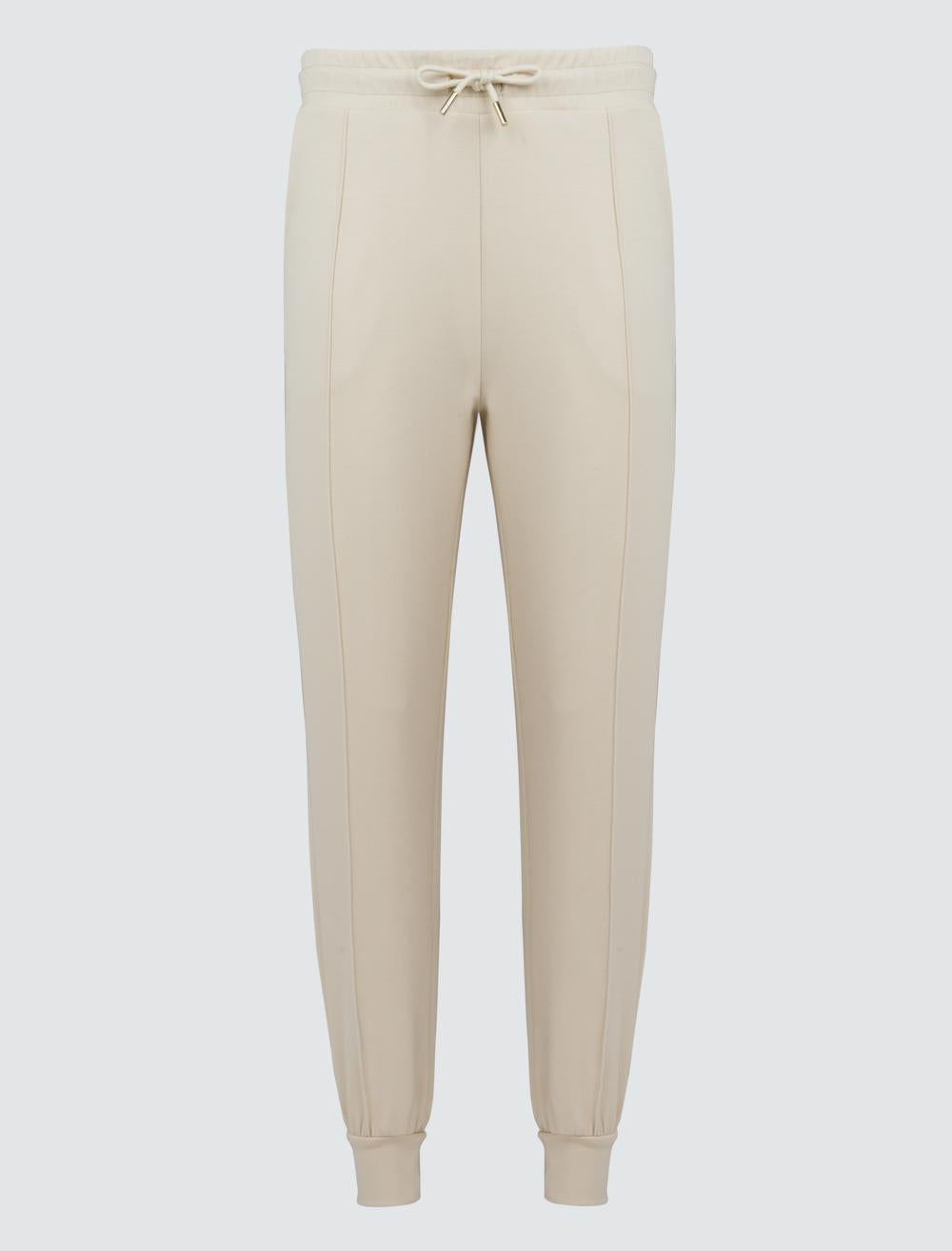 High Waist Slim Leg Jogger Pants - 4WW02210873