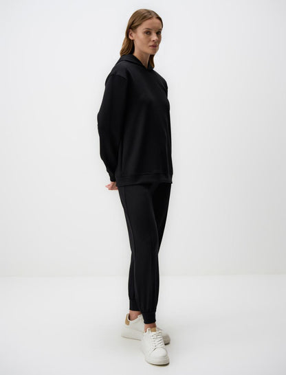 High Waist Slim Leg Jogger Pants