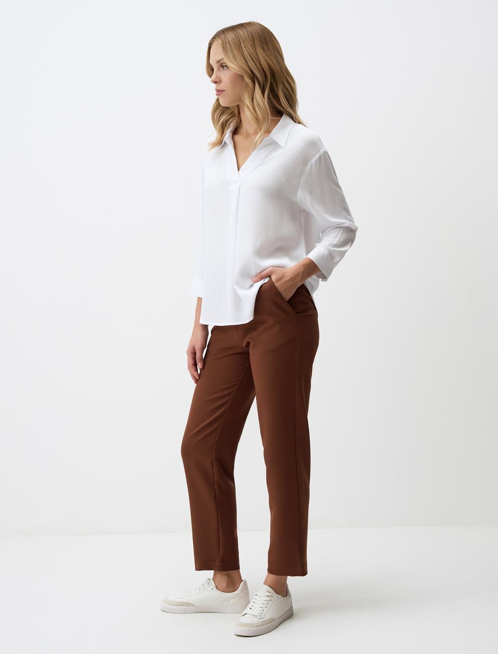 Trousers - Bitter Brown - 4WW01310942803