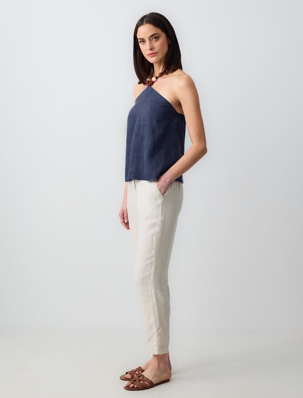 Trousers - Stone - 5SW183205928