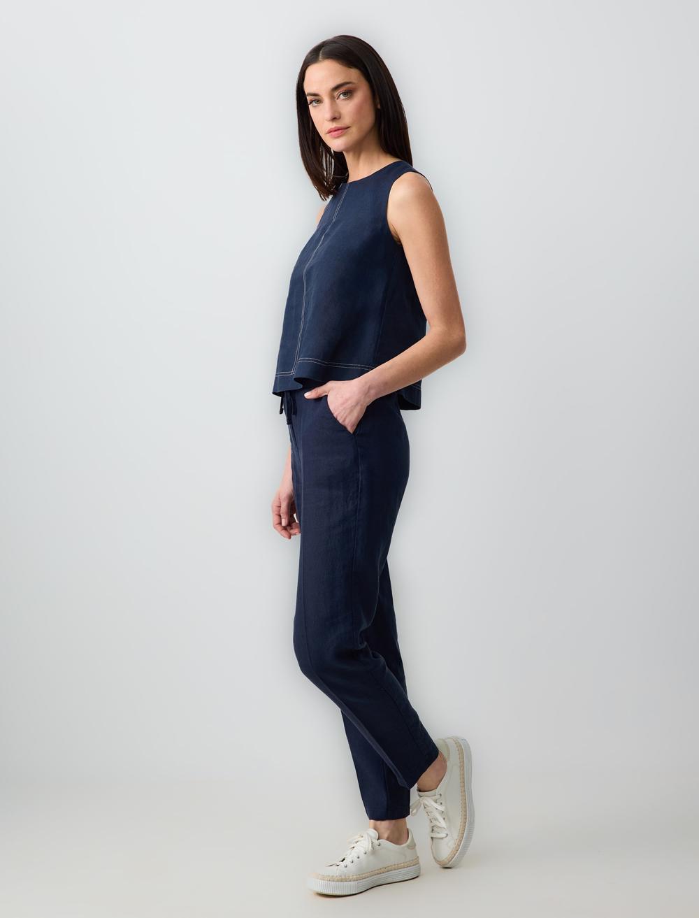 Trousers - Dark Blue - 24SDAHAKTNV3494