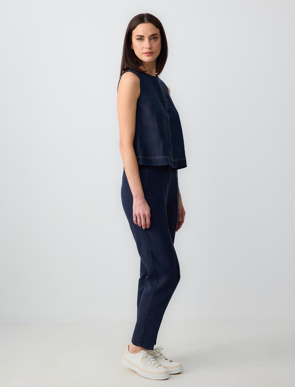 Trousers - Dark Blue - 24SDAHAKTNV3494