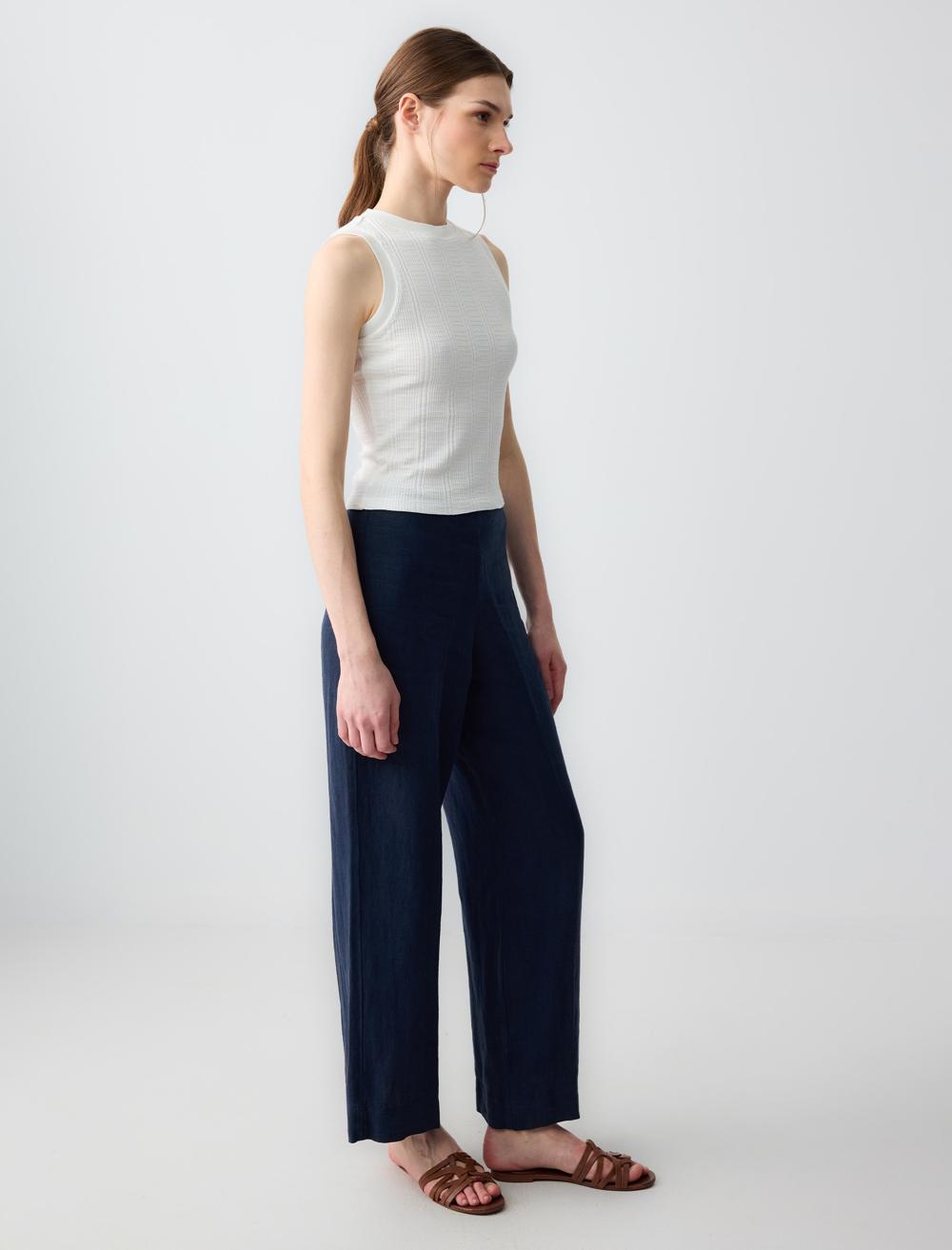 Trousers - Dark Blue - 5SW183213494