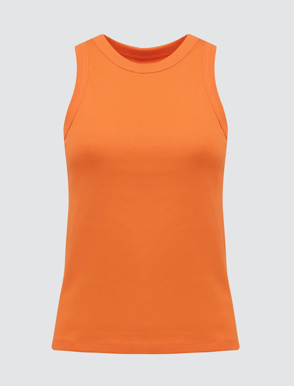 Slim Fit Crew Neck Sleeveless-Sleeve Singlet - 5SW013867