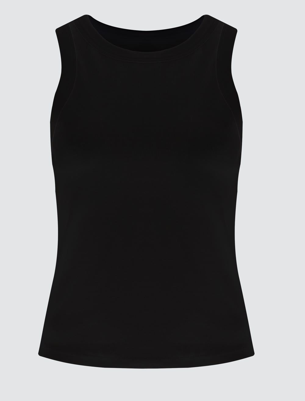 Slim Fit Crew Neck Sleeveless-Sleeve Singlet - 5WW014594
