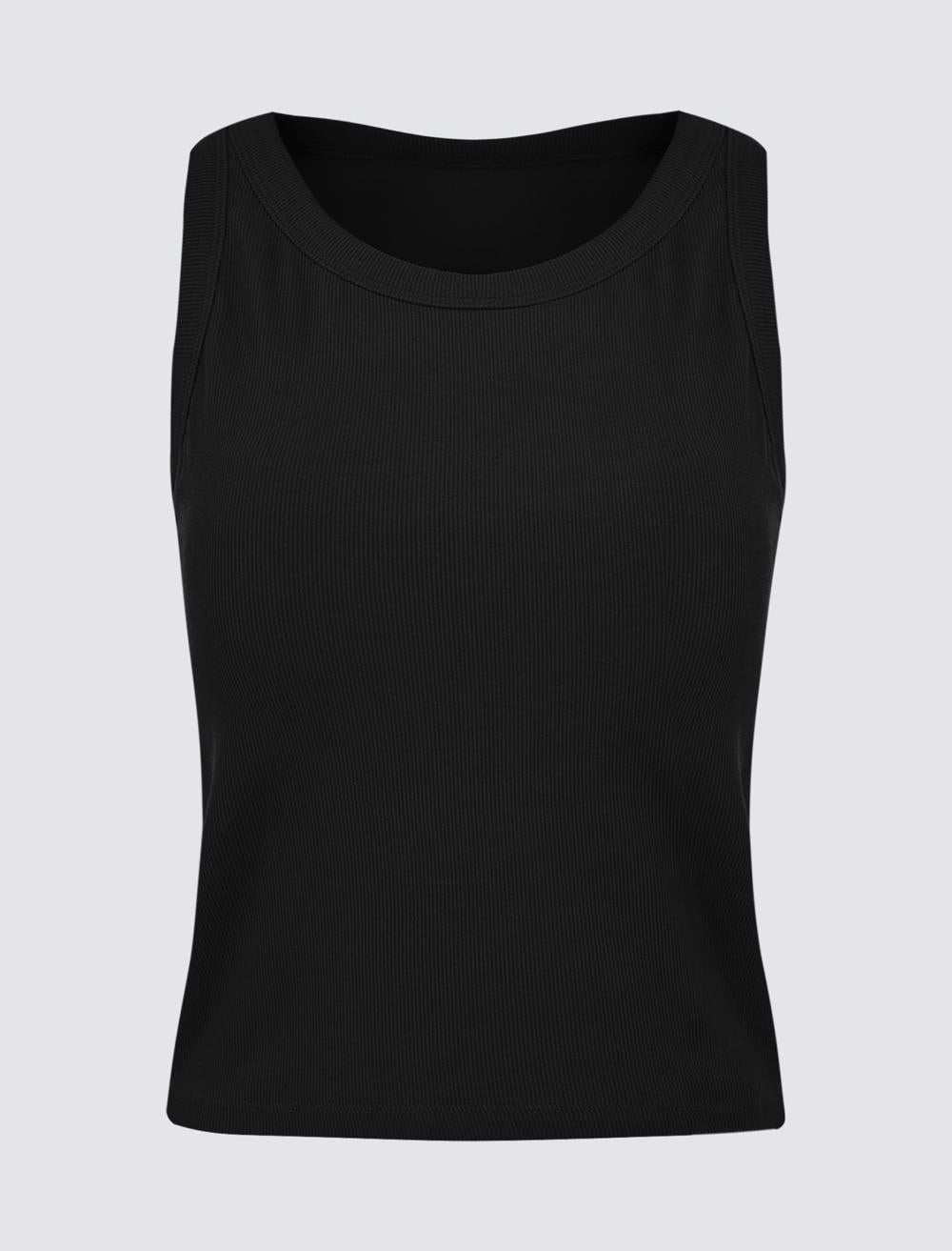 Crew Neck Sleeveless-Sleeve Singlet - 5SW012788