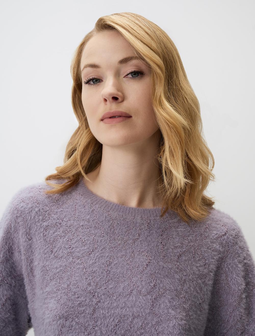 Crew Neck Long-Sleeve Pullover - 4WW231480