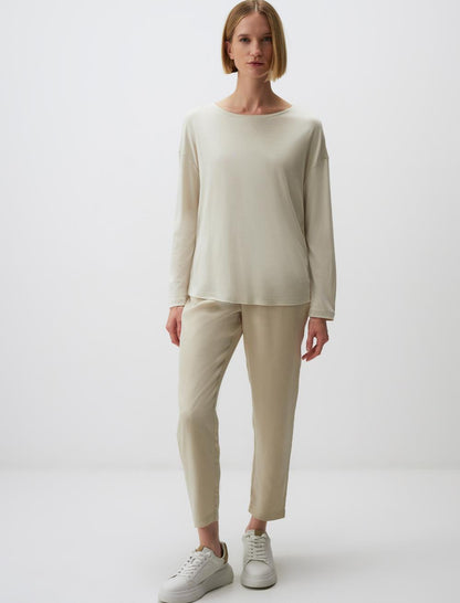 Round Neck Long Sleeve T-Shirt