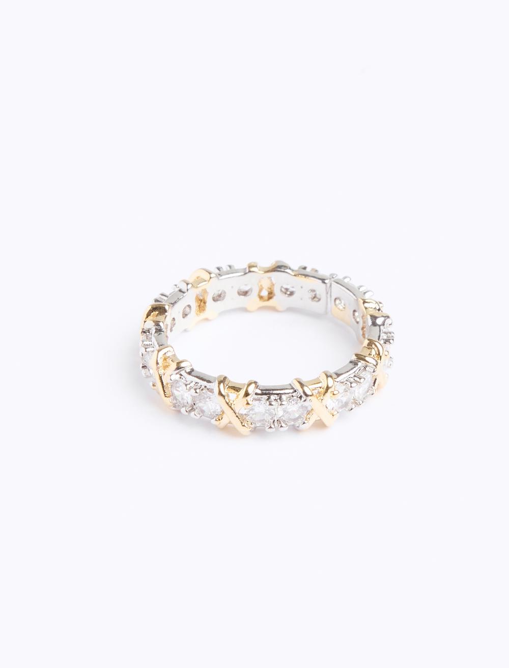Crystal Stone Multi-Coloured Ring - 5WW485663