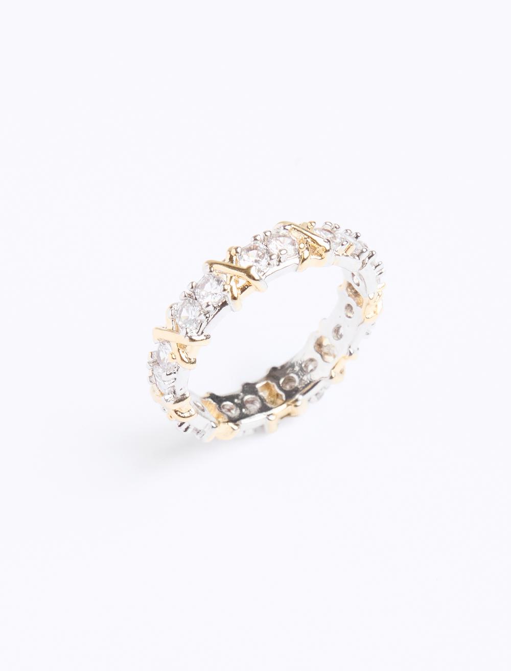 Crystal Stone Multi-Coloured Ring - 5WW485663